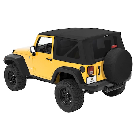 Bestop Replace-A-Top for OEM Hardware For Jeep 2010-2018 Wrangler JK 2 Door Tinted No Door Skins Included 79146-35